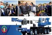 An Iranian-made telescopic crane is unveiled; Sattari: government support of knowledge-based companies will increase 