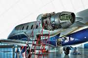 Iran has a high capacity in industry of airplane repair and maintenance 