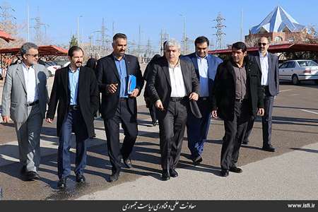 Presence of the vice president for science and technology affairs in Shahroud City 