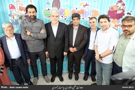 Visit of the Dirin Dirin animation startup by the vice president for science and technology affairs 