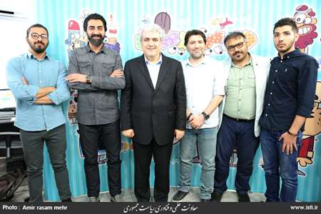 Visit of the Dirin Dirin animation startup by the vice president for science and technology affairs 