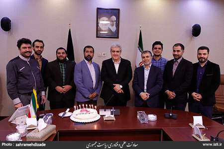 Friendly meeting of Dr. Sattari with staff of the information and communications center of the Vice- 