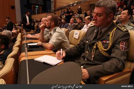 Opening ceremony of the 9th international exhibition of aerial industry in Iran (Iran Air Show) 